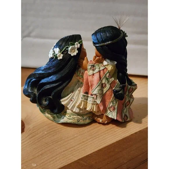 Enesco Friends Of The Feather "Be One Heart One Spirit" Collectible Figurine - Picture 6 of 7